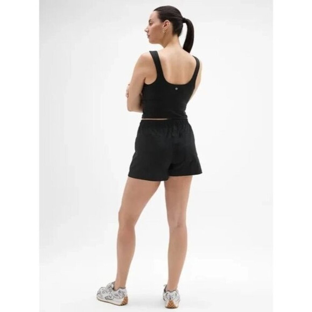 Athleta S Midday Mid Rise Poplin Short Black Small - Picture 5 of 6
